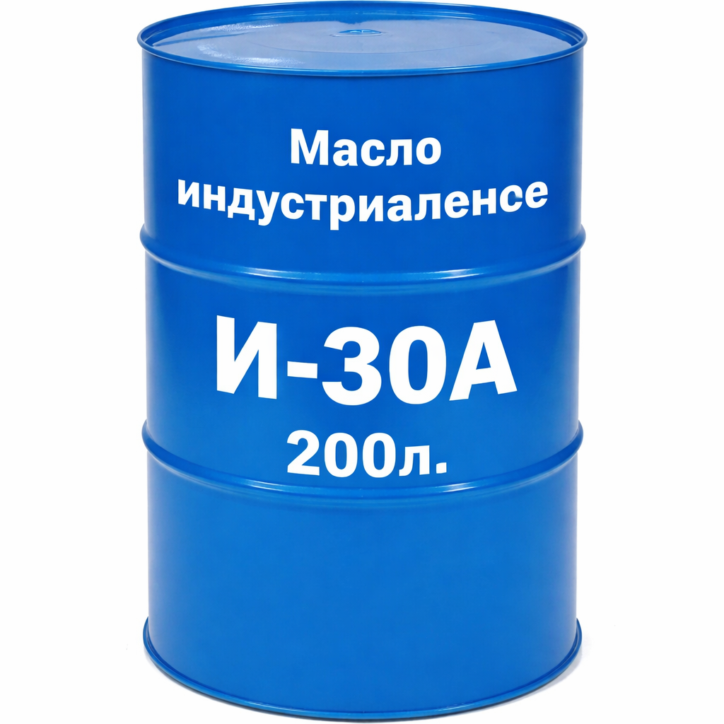 Масло индустриальное И-30А, 200л